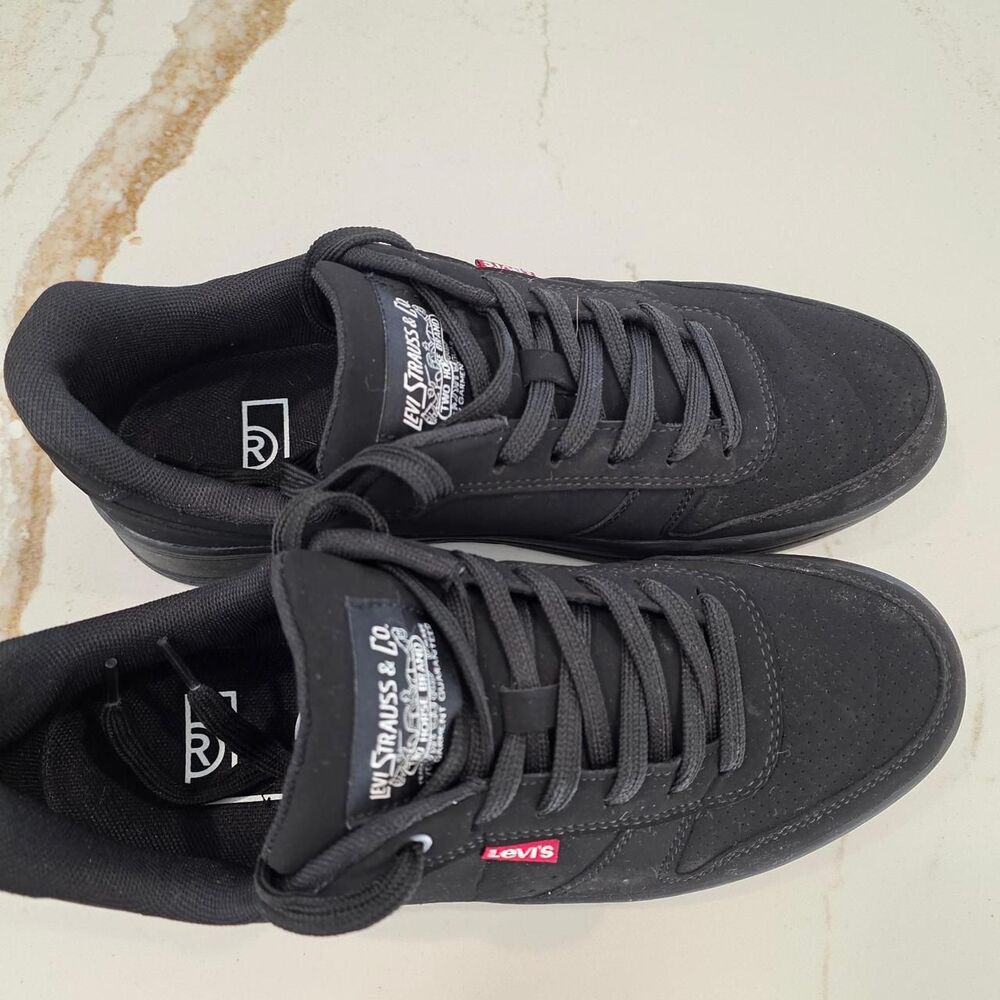 Levi-s Mens Black Trainers